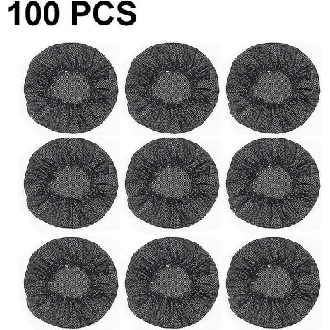 100pcs Elastic Earphone Covers, Disposable Earphone Covers, Fleece Earphone Covers, Hygienic Earpads, Gaming Headset Cushions, Noise Cancelling Headphones/ (1/5)