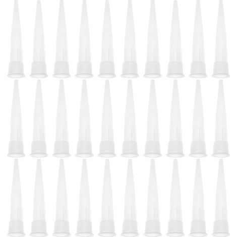 30-teiliges Set: Hülse, Hülsenkopf, Silikondüse, Zylinderdüse, Kartuschenpistolendüse, Klebstoffdüse