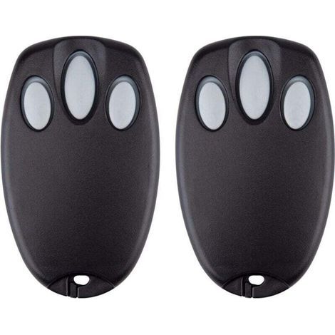 Lot de 2 télécommandes de rechange pour porte de garage Chamberlain Liftmaster Motorlift 94335E,84335E, ML700,ML500,ML850,Merlin + C945,C840 Security + émetteur portable 433,92 MHz (1/4)