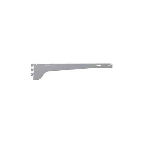 MENSOLA 3 GANCI PASSO 25 3A VERNICIATA GRIGIO RAL 7035- - mm.400 portata kg.90 a coppia -