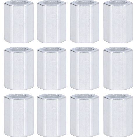 12 entretoises hexagonales en aluminium, résistantes à la corrosion, pour arbre moteur, diamètre intérieur 8 mm, 3520‑4012‑0160, longueur 16 mm