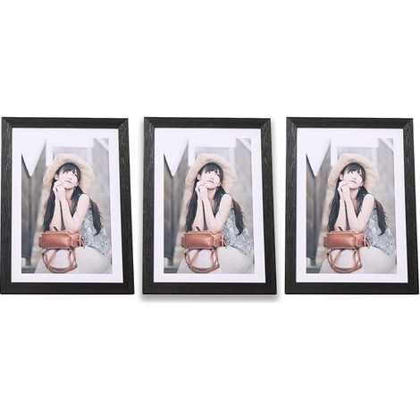 cadre photo 15x20 cadre 15x20 cadre photo mural cadres photo 15x20 cm Photos et Tableaux murales ou de table Noir (1/5)