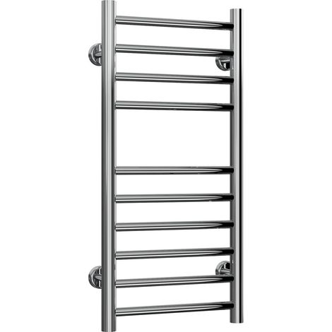 Reina Luna Straight Heated Towel Rail 720mm H x 350mm W Stainless Steel (1/5)