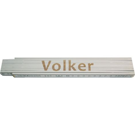Zollstock Volker 2 m weiß Zollstock