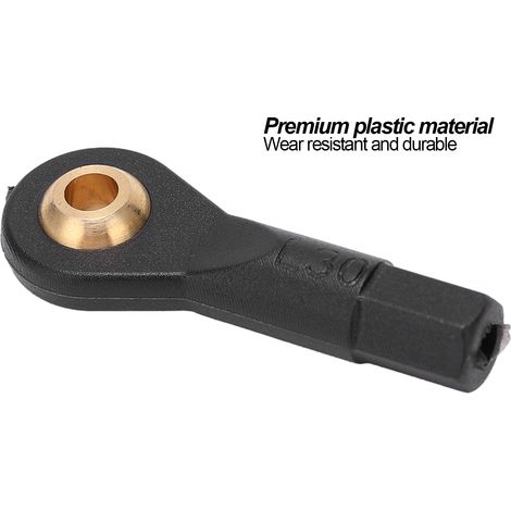 10 rotules de direction RC légères et résistantes à l'usure, en plastique, taille précise, embout M3, pour modèles 1/10 et 1/12 (1/5)