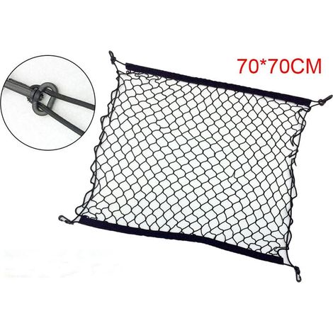 (70x70)Auto pour SEAT Leon MK2 1P 2 2007 FR MK4 5F MK3 2016 MK1 19992023 Accessoire Filet de coffre élastique Organisateur de rangement Pièces (1/5)