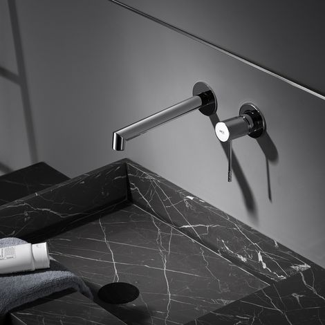 Imex - Grifo Monomando Lavabo Empotrado Cromado Serie Line (1/5)