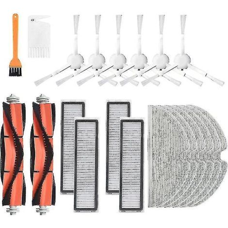 HONORNIC - 20 pièces de rechange pour l'aspirateur robot, comprenant accessoires, brosses et filtres. (1/4)