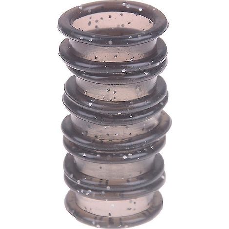Ciseaux à cheveux en gel de silice, lot de 5, ciseaux de coiffure circulaires noirs (1/5)