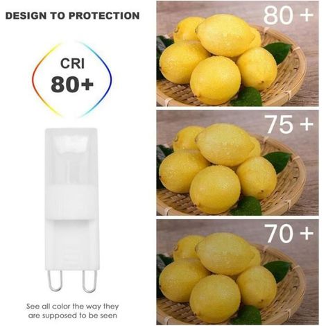 6X G9 Blanc Chaud LED Ampoule Lampe Projecteur Haute Puissance 1W AC 220-240V HOT comme montré,6 ampoules LED (1/5)