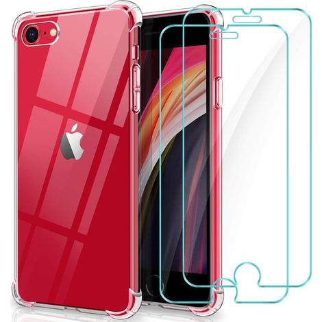 Schutzhülle für iPhone SE 2020 (2 Stück) aus gehärtetem Glas (1/5)