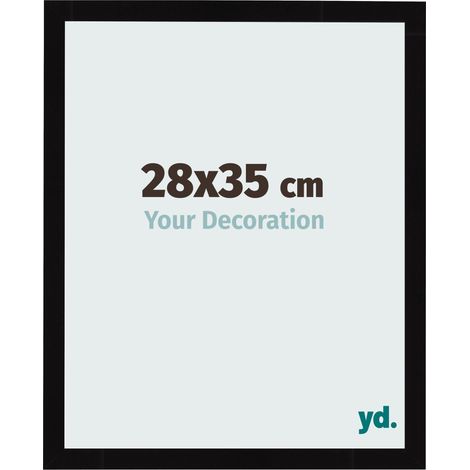 yd. - Cadre photo 28x35 - Noir Brillant - MDF - Bologna (1/5)