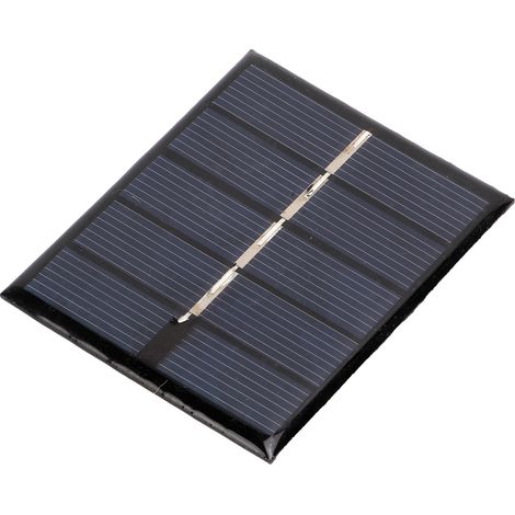 2 Pièces Mini Panneau Solaire 0.5W 2.5V pour Charge DIY de Petits Appareils Électroniques (1/5)