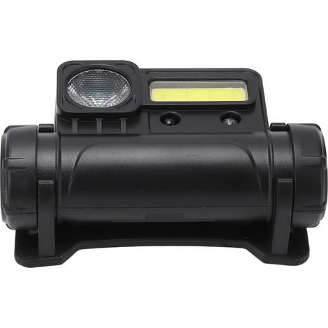Lampe frontale avec capteur, étanche IPX4, magnétique, rechargeable par USB, à induction, 6 niveaux d'intensité, idéale pour le camping, la randonnée et la course à pied. (1/5)