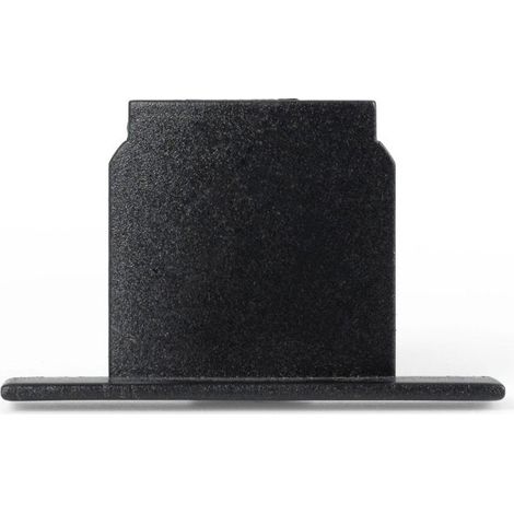 Tapón Final Para Carril Trifásico Empotrable - GEN2 - Negro (1/4)