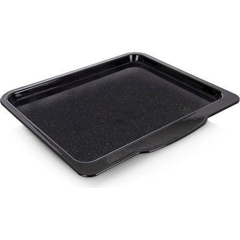 Rechteckige, emaillierte Backform für Fleischkuchen, 40 x 35,5 cm