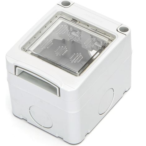 Aigostar Scatola Impermeabile 2 Moduli IP55 Serie ABM Compatibile Matix (1/5)