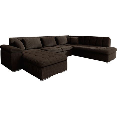 Sofá rinconero Comfivo Gemma II, Poso 06, Función de descanso, 348x205x76cm, 0