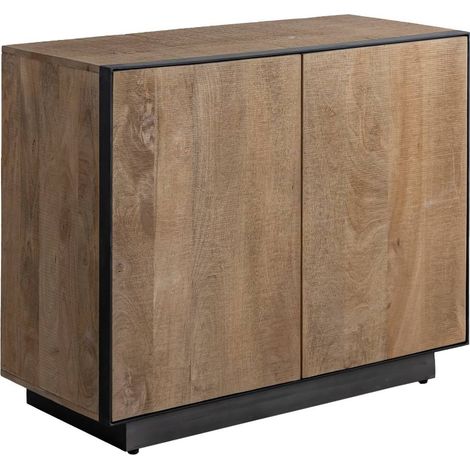 Buffet 2 portes en bois de manguier et métal Isil (1/5)