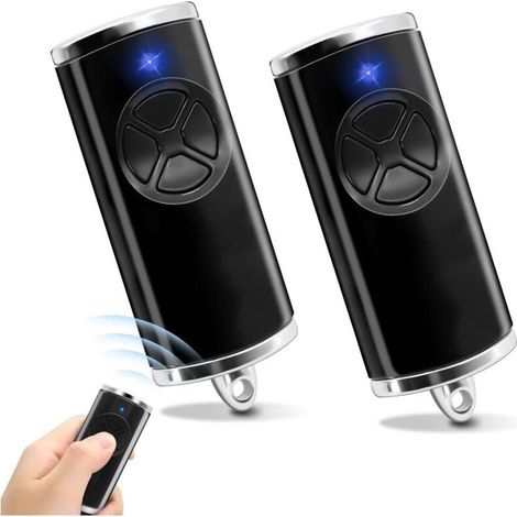 868MHz Telecommande Porte de Garage, Telecommande Portail, 4 Canaux, Compatible avec HSE-4-868-BS, HSE2-868-BS, HS4-868-BS, HS1-868-BS, HSS4-868-BS, HSP4-868-BS,2 Pièces (1/5)