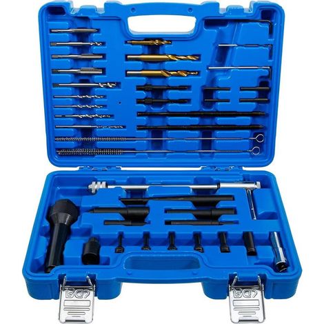 Jeu d Extraction de Bougies de Préchauffage M8 et M10 - 41 pcs - Réparation de Filetages - Pro - D-Work (1/5)