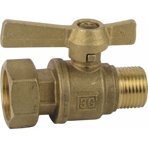 Rubinetto d'arresto prima /dopo contatore diritto MF 3/4"