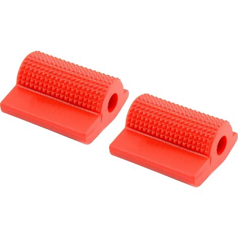 Paire de protège-engrenages moto, grande surface de contact, confortable, résistant et antidérapant, pour motocyclette (1/5)