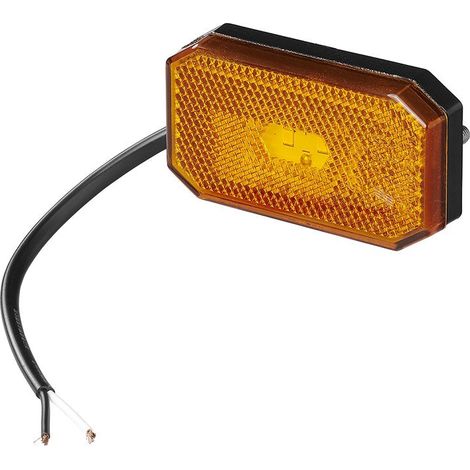 Seitenmarkierungsleuchte 1224v bernsteinfarben 80 x 44 mm led (1/5)