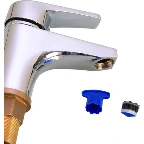 Clé pour aérateur de robinet (clé + noyau M18,5 (18 mm))