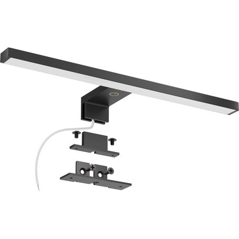 Lampe Miroir Salle de Bain avec Interrupteur tactile,Applique Miroir LED Dimmable(80800lm) 10W 40cm Blanc Neutre 4000K,IP44 Luminaire Salle de Bain (1/5)