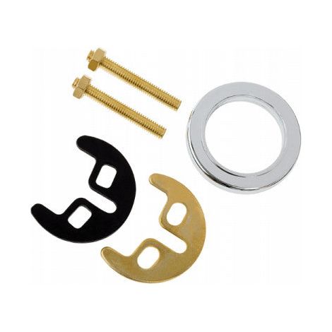 Kit de montage pour raccords - 35 mm x 45 mm x 50 mm - acier - 2 boulons - chromé (1/3)