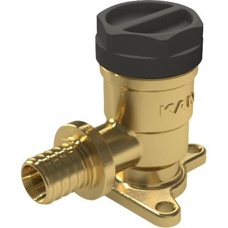 Coude mural en laiton avec oreilles GW ultraLINE - 20 Rp1/2" L = 41 mm (1/4)