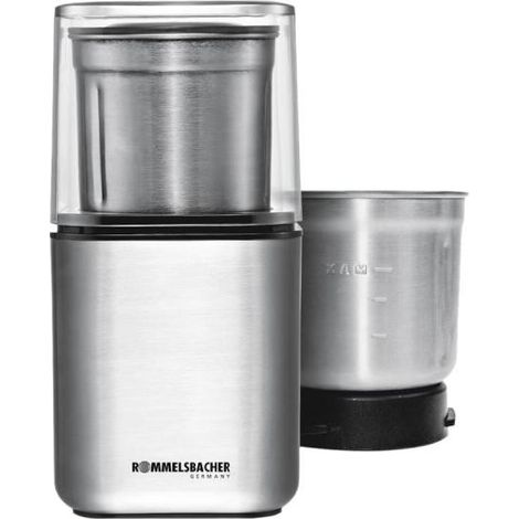 Rommelsbacher Spice Coffee Grinder stainless steel silver EGK 200 (EGK 200) (1/8)