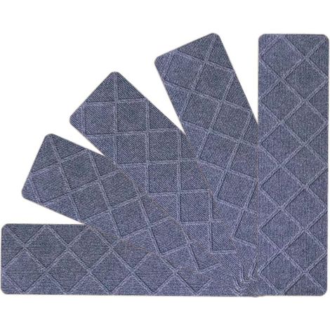 Marchettes d'Escalier, Tapis antidérapant de Marche d'escalier, Tapis d'escalier Lavable, Tapis d'escalier antidérapant Domestique Auto-adhésif pour Enfants Personnes âgées Chiens (1/5)