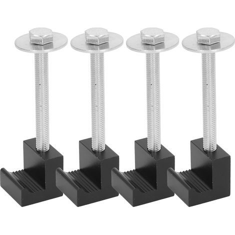 Werkzeugkastenbefestigung – J-Haken-Halterung aus Aluminium und Edelstahl – Kein Bohren erforderlich – Für Transporter – 4er-Pack (1/5)