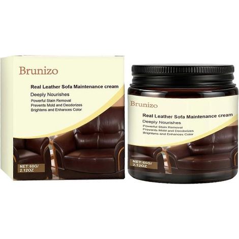 Baume hydratant balsamique pour cuir naturel. Ingrédients naturels et sûrs pour toute la famille. Rafraîchit les chaises de bureau. (1/5)