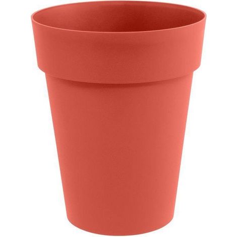 Vase mi-haut Rond - EDA - Toscane - Ø 44 cm - 50 L - Pré-percé - Ø 44 x H. 53 cm - Orange Terre Battue