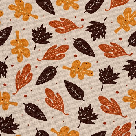 Telas decorativas para exteriores Oxford - motivo de hojas de otoño 2 (1/5)