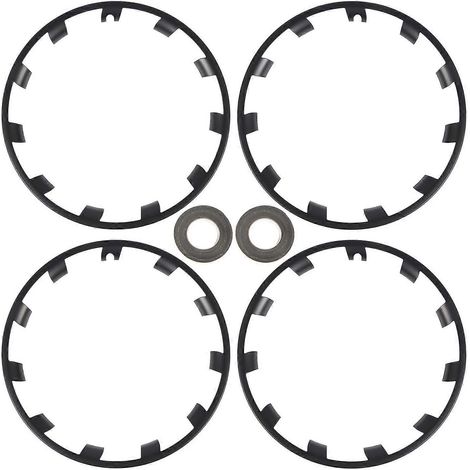 Jante Protection 4 Pièces 21 Pouces ABS PC Anti-Rayure Anneau Décoratif Kit de Remplacement pour Roue Überturbine (1/5)