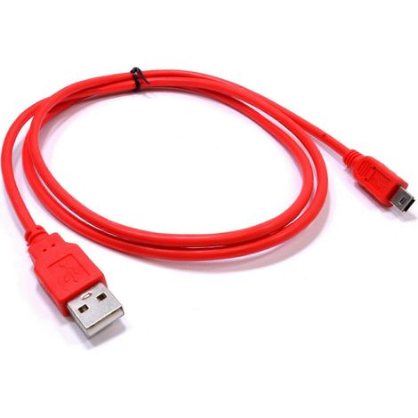 Câble blindé de données et de charge USB Mini 2.0 A vers MINI B de 1 m ( ) (1/5)