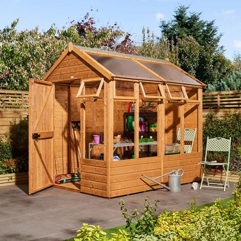 Rowlinson 8X6 Timber Growhouse (1/5)
