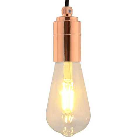 Lampenfassungen 2 Stk. Rosegold E27