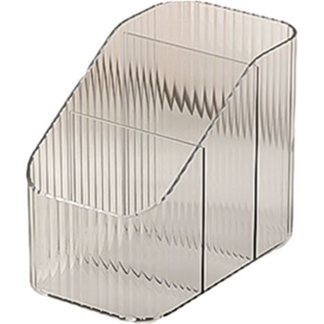 Organizador De Maquillaje - Caja De Almacenamiento Transparente Para Vanidad Y Baño - 1 Unidad (1/5)