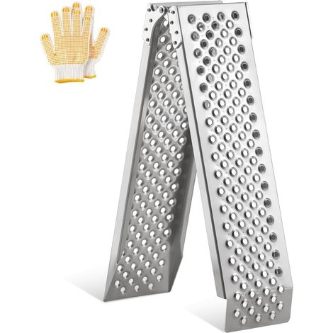 Rampe de chargement pour remorque en aluminium et moto - 160 cm (1/5)