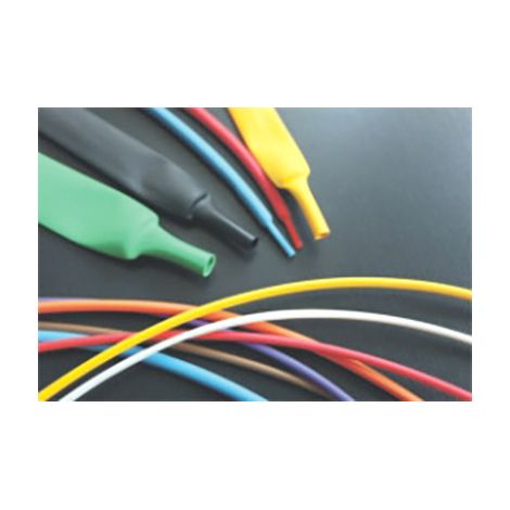 Hongshang ART003438 Gaine thermorétractable sans colle orange 4.80 mm 2.40 mm Taux de retreint:2:1 Marchandise vendue au mètre Q972562