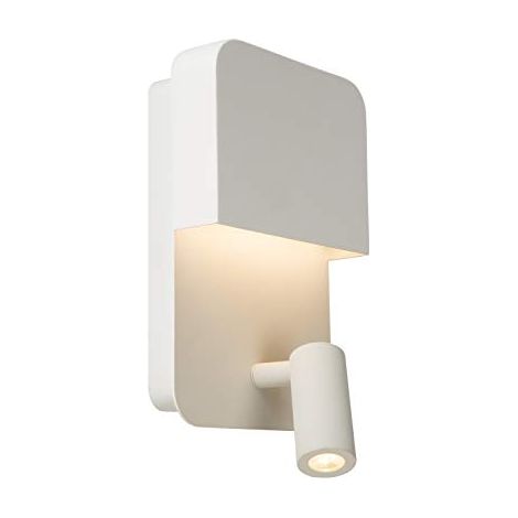 Lucide Boxer - Lampada da parete moderno bianco (1/4)