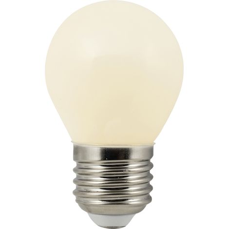 Heitronic 15026 LED CEE E (A - G) E27 forme de goutte 4 W = 35 W blanc chaud (Ø x L) 45 mm x 74 mm n