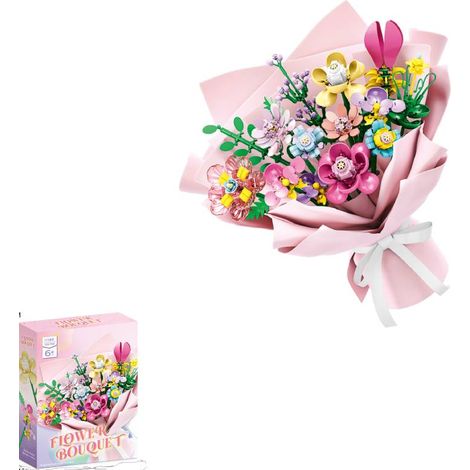 Blumenstrauß-Bastelset – Blumenbastelspielzeug für Erwachsene – Pflanzenserie – Blumenpapier nicht enthalten (1/5)