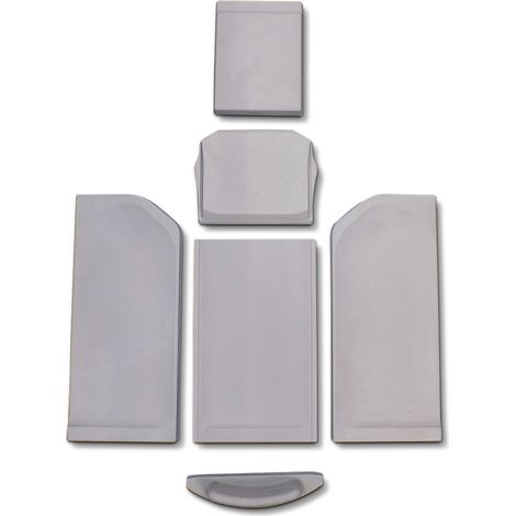Habillage de foyer pour poêles à cheminée Bono Xtra de Austroflamm - keramott - 6 pièces
