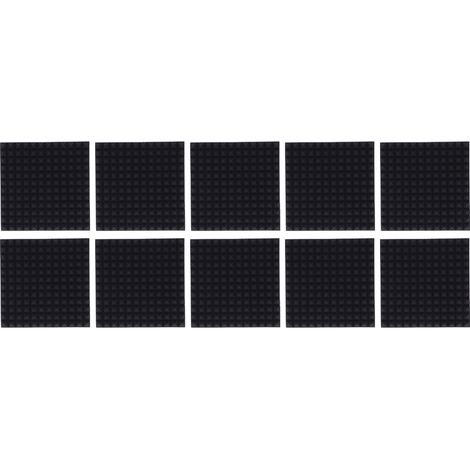 10 panneaux acoustiques haute densité insonorisants pour studio d'enregistrement, isolation phonique (1/5)